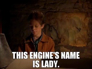 This engine's name is Lady.