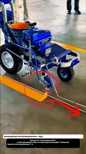 Amazing Road Line Painting Machine – High Precision Technology for Perfect Markings!