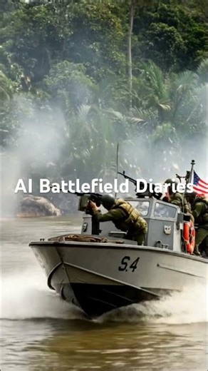 Swift Boat Ambush: Vietnam War River Patrol #DreamScreenAI
