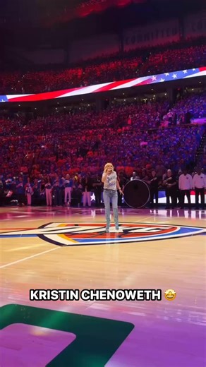 What a performance by Kristin Chenoweth 🌟 Game 7 of the #NBAFinals presented by YouTube TV is LIVE NOW on ABC! 🏆 | NBA