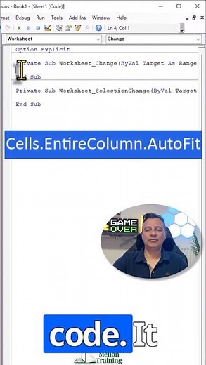 STOP Resizing Excel Columns Manually! 🛑 (Auto-Fit VBA Hack)