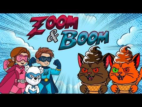 Zoom and Boom KIDS CARTOON "Kitty Cones" Episode 2