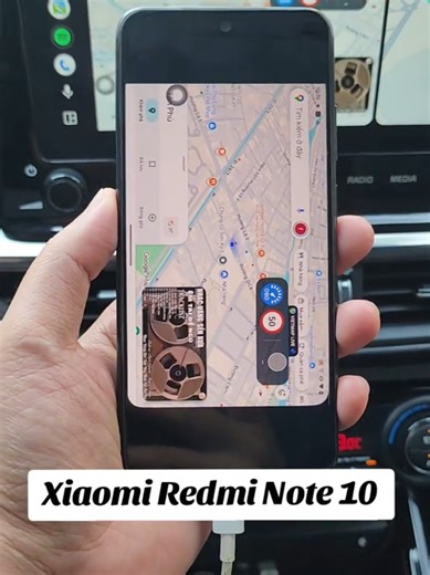 Xiaomi Redmi Note 10 làm Box dùng Android Auto #xiaomi #androidauto #xemyoutubetrenoto #youtube #androidbox