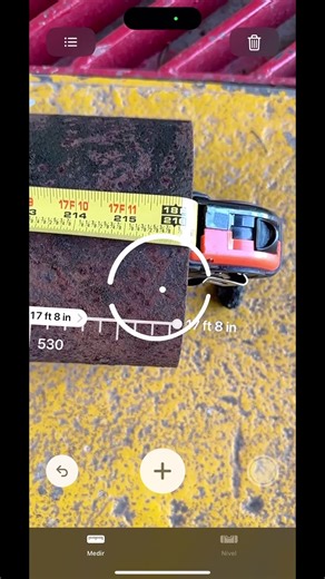Comparativa de medición: iPhone 15 Pro Max vs Flexómetro