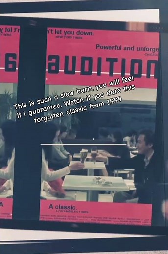 Disturbing Film: Audition (1999) a film by Takashi Mike #disturbing #scary #movie #horror #classic