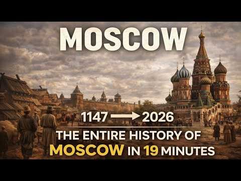 The entire history of Moscow in 19 minutes.