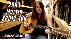 New #FlatTopFriday episode of #GuitarOfTheDay with Angela Petrilli Music playing a beautiful 2003 Martin Guitar SPD12-16R available here at #NormansRareGuitars! For any questions you may have or price inquiries about this #MartinGuitar #AcousticGuitar give us a call at 818-344-8300. So what do you guys think of this #Martin12String? SELLING A GUITAR? click here: https://shorturl.at/asyMN SIGNUP FOR DISCOUNTS!!! click here: https://rb.gy/yspvvm ALL GUITARS NOW AVAILABLE FOR PURCHASE ONLINE: https