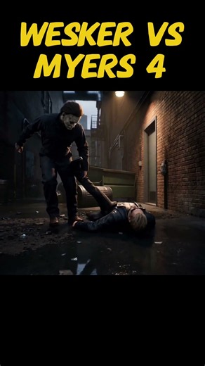#albertwesker #michaelmyers #fight #residentevil #halloween #epic #seedance2 #fypシ゚viral