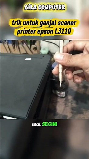 Epson L3110 Service Trick! How to Prop Up the Scanner So You Don't Have to Hold It