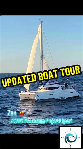 A lot of you have been asking how we shower and where our bathrooms are 👀🚿 So here it is — an updated boat tour showing what our boat actually looks like and the amenities onboard. Boat life isn’t always glamorous… but we do have bathrooms 😅⛵️ #sailing #boatife #fyp #fountainepajot #boattour