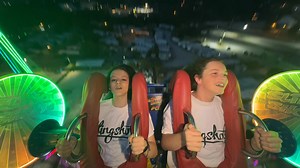Landon & Layla | Slingshot & Vomatron at Indy Speedway