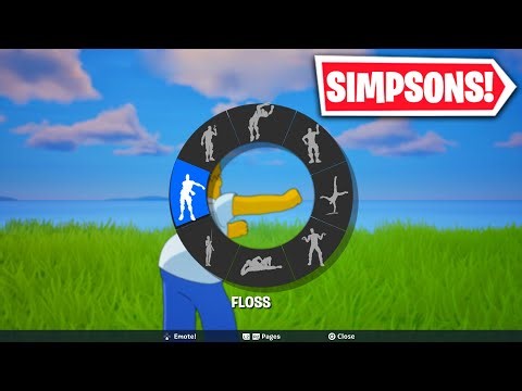 How To Get EVERY EMOTE in Fortnite Creative Map Code The Simpsons Season! (Free Emotes)