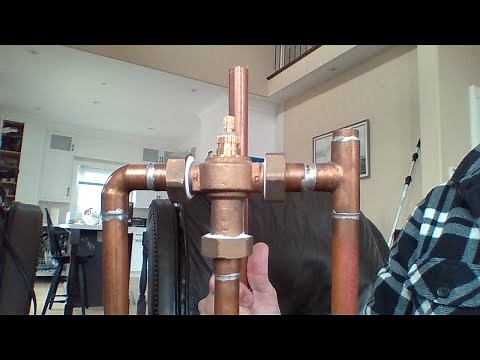 DIY Removal and bypass of Thermostatic Valve/ Anti Scald Valve attached to hot water tank