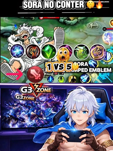 SORA VS 5 Ez🤫🔥