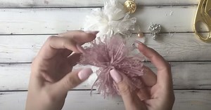 No Sew Shabby Chic Flower Tutorial
