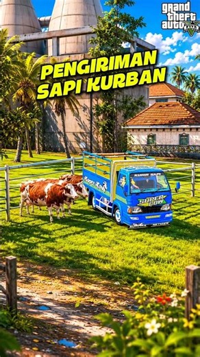 Pengiriman Sapi Kurban Ke Desa #bussid #bussimulatorindonesia #bussidindonesia