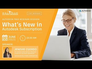 What's New in Autodesk Subscription Webinar