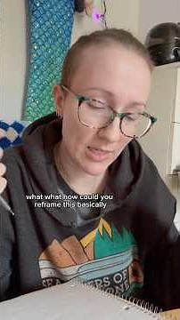 Doing my cognitive behavioral therapy homework and it’s making me think. 🤔 #latediagnosedautistic