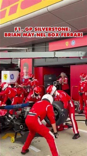 F1, Gp Silverstone: Brian May nel box Ferrari - RTL 102.25