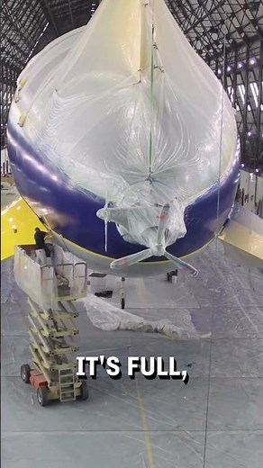 How a blimp is built! 😮🤩 - 🎥 goodyearblimp
