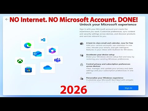 Install Windows 11 Without Internet & Microsoft Account (2026 Guide)