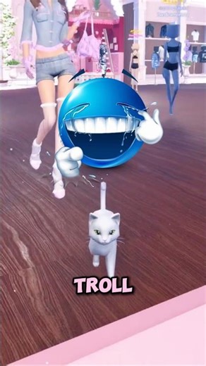 how to TROLL as a CAT 😭 on Dress to Impress | ib @LuvxAriaa #dresstoimpress #roblox #dti