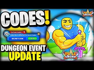 🤯*NEW* All Working THE DUNGEON EVENT 2025 UPDATE CODES FOR PULL A SWORD! ROBLOX PULL A SWORD CODES