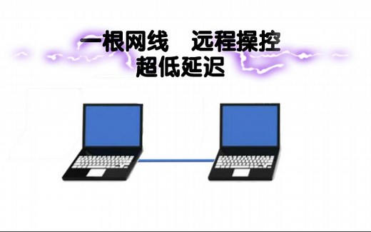 【教程】两台电脑通过一条网线实现超低延迟远程操控