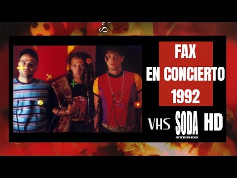 Soda Stereo - Secuencia Inicial - FAX en concierto 1992 [VHS DECODE]