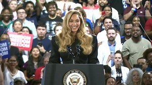 Beyoncé introduces Kamala Harris at Houston rally