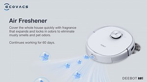 The brand-new #DEEBOT T9 Air Freshener can eliminate odors and release air freshener while vacuuming, with customizable settings via the app. Click to learn more: https://www.ecovacs.com/global/deebot-robotic-vacuum-cleaner/DEEBOT-T9 #DEEBOTT9 #ECOVACS #tech #smarthome #robotvacuum #lifehacks #cleaningtips #summercleaning | ECOVACS ROBOTICS