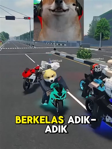 Balapan Gangster! OBIT JADI ANAK MOTOR?#obit #roblox #GAME
