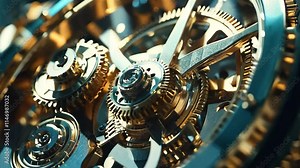 Steampunk Mechanical Clockwork Animation Video