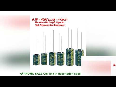 10V 16V 25V 35V 50V 400V High Frequency Low ESR Aluminum Capacitor 100UF 220UF 330UF 470UF 680UF 100