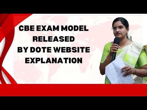CBE MODEL released by DOTE WEBSITE