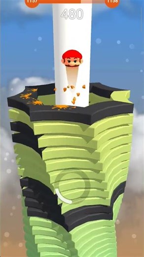 Stack Ball Fast Gameplay #stackgame #stackviral