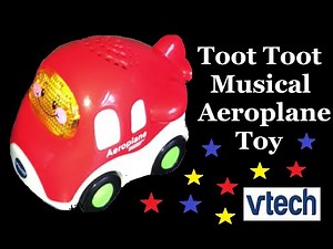 Vtech Toot Toot Musical Flashing Aeroplane Plane Childrens Toy
