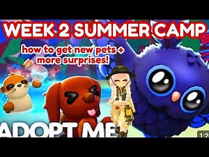 🔴 How To Get Sea Otters, Irish Setter, & Stygian Owl - WEEK 2 PETS in Summer Camp! #adoptme #roblox