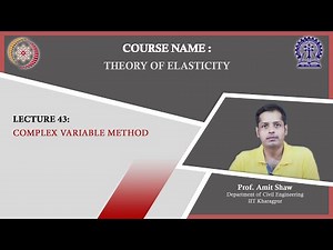 Lecture 43: Complex Variable Method