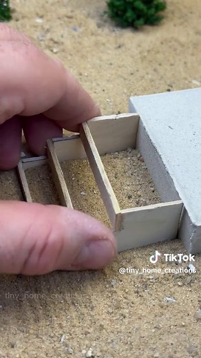 🧱 The foundation of something amazing! This is just the beginning of a fully handmade mini house — built brick by brick with love and real materials 🔨🏡 Follow to see the full transformation! #minihouse #TinyHouse #MiniBricks #miniature #house #diy #vfuho