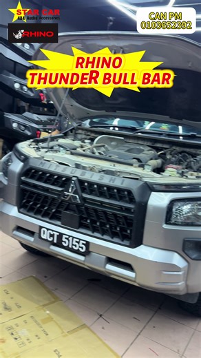 #triton #triton4x4club #triton2024 #bullbar #fyp RHINO THUNDER BULL BAR CAN PM 0103652392&0102212393 • Star Car Accessories services that are available: 4X4 Accessories & Rims car audio tuning service specialists in car audio setting car parts & accessories Car plate license number install car window tint film install car alarm security design for several car carpets