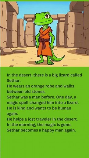 Learn French with Stories – Le Grand Lézard 🦎 | French Listening Practice (Level A1-A2)