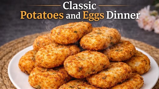 Classic potatoes and eggs dinner – simple, filling, and delicious