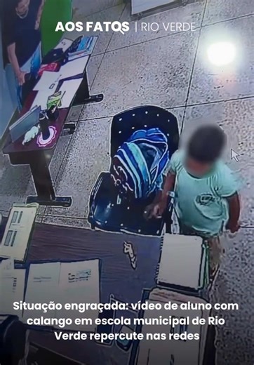 Aluno leva calango para escola em Rio Verde