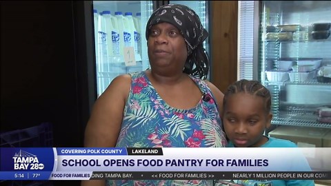 Polk County families rely on elementary food pantry as grocery costs rise