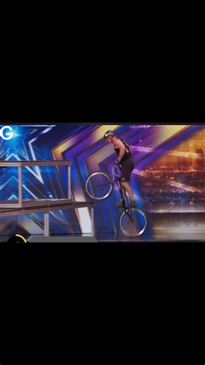 Andrei Burton's Thrilling Bike Performance on AGT 2024