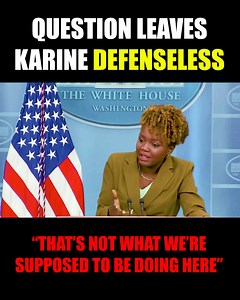 285K views · 449 reactions | Karine is left defenseless when confronted by reporters on Biden's lack of progress on raising the debt ceiling and his unwillingness to negotiate with House Republicans in good faith. Karine then responses with an irrelevant rant about car loans. Follow my page for pro-Trump/MAGA news. | Patriot Mindset | Facebook