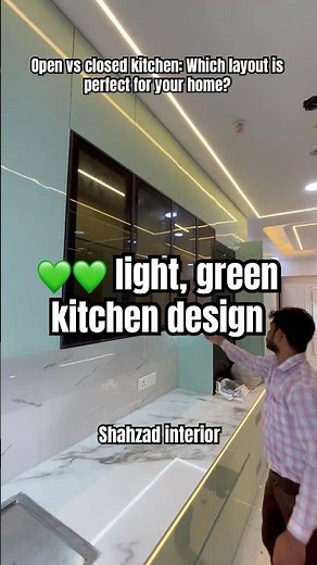 Luxury Home Interior ✨ | Ultimate Open vs closed kitchen: Which layout is perfect for your home?🔥😍