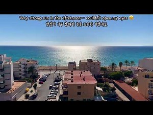 Sunny & Cool Mediterranean Sea View from Hotel Java @ Palma de Mallorca, Spain