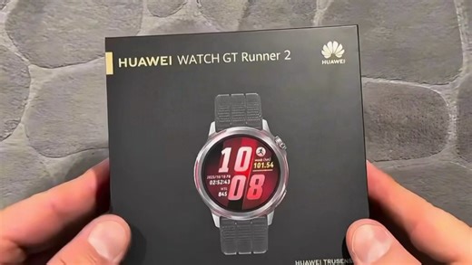 【开箱】华为WATCH GT Runner 2 全色系 (黑蓝橙）